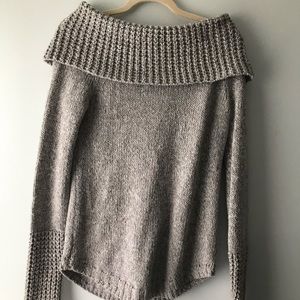 Off the shoulder sweater